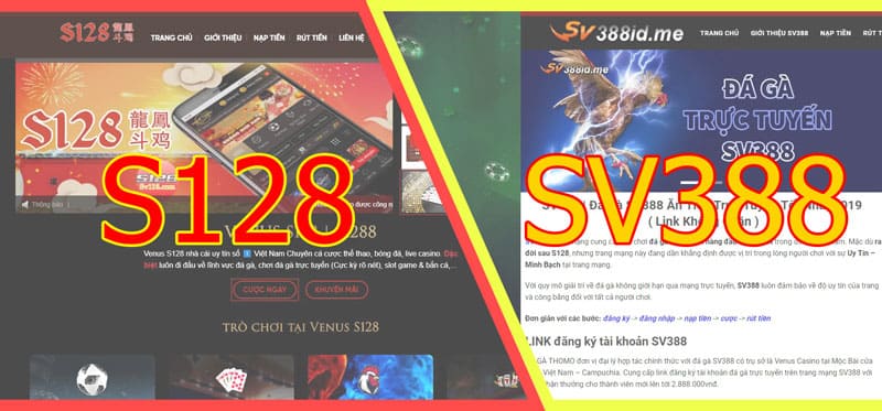 so sánh s128 và sv388