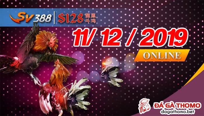 Coi đá gà Mỹ trực tiếp từ trường gà Philipines ngày 11/12/2019